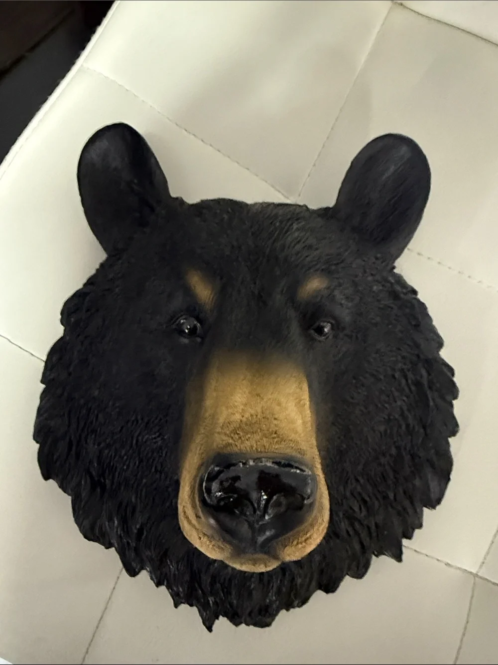 Black Bear Wall Decor - Faux Bear Head Sculpture